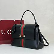 Gucci medium Paparazzo Horsebit Web tote bag Size 37x29x13cm - 6