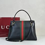 Gucci medium Paparazzo Horsebit Web tote bag Size 37x29x13cm - 5