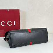 Gucci medium Paparazzo Horsebit Web tote bag Size 37x29x13cm - 4