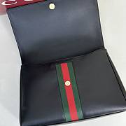 Gucci medium Paparazzo Horsebit Web tote bag Size 37x29x13cm - 3