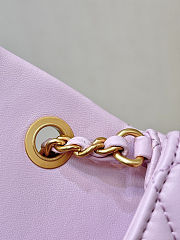 Chanel 24K Light Pink Lambskin Quilted Pearl Crush Mini Size 7.75 x 4.5 x 2.5 in - 3