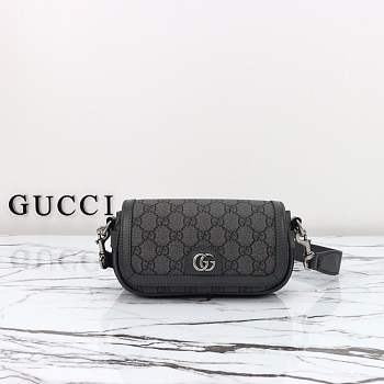 Gucci Ophidia Super Mini Shoulder Bag ‘Grey’ Size 18.5x10x5.5cm