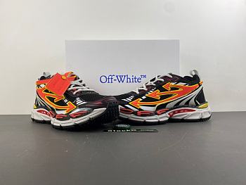 Off-White Black 'Be Right Back' Mesh Sneakers 261607M237044