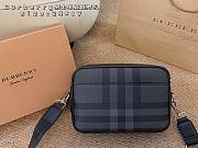 Burberry Gray & Black Muswell Size 24×17cm - 6