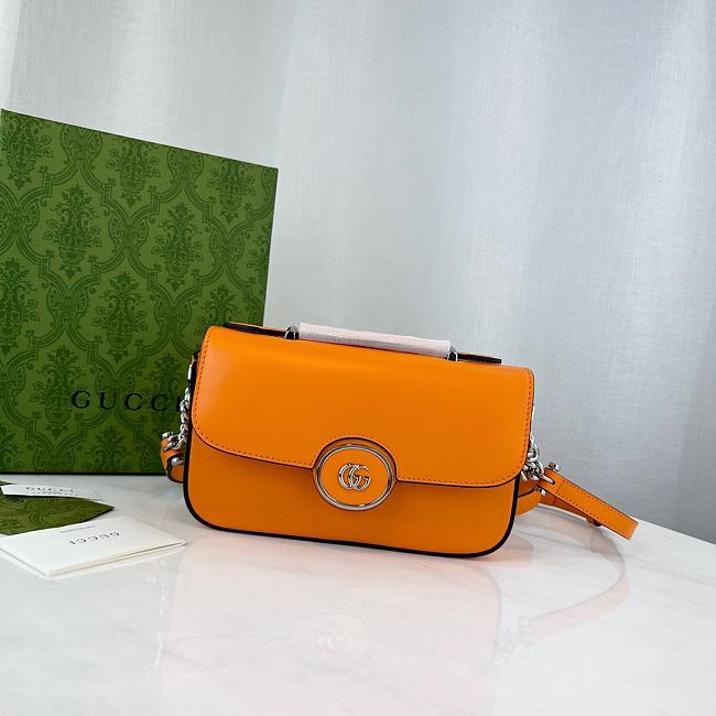 Gucci Petite GG Mini Shoulder Bag 'Orange' Size 21x 10x 5cm - 1