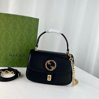 Gucci Blondie Top Handle Bag 'Black' Size 23x15x11cm