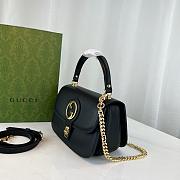 Gucci Blondie Top Handle Bag 'Black' Size 23x15x11cm - 6