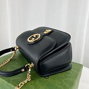 Gucci Blondie Top Handle Bag 'Black' Size 23x15x11cm - 3
