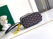 Goyard Muse Mini Vanity Navy Blue Size 16x8x10 cm - 5