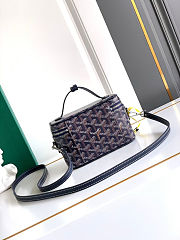 Goyard Muse Mini Vanity Navy Blue Size 16x8x10 cm - 3