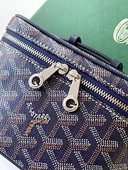 Goyard Muse Mini Vanity Navy Blue Size 16x8x10 cm - 2