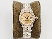 Rolex Datejust 31 Oyster 31 mm Oystersteel gold and diamond 278383RBR - 1
