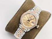 Rolex Datejust 31 Oyster 31 mm Oystersteel gold and diamond 278383RBR - 4
