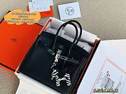 Hermes Birkin 25 Togo Black PHW Size 25cm - 1