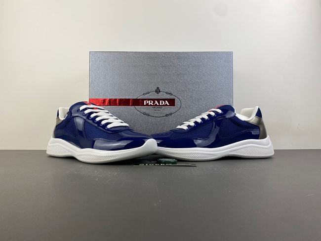 Patent leather and technical fabric Prada America's Cup sneakers 4E3400_2ABO_F0BZT_F_G000 - 1