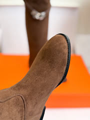 Hermes Jumping supple boot Écorce (Heel height 2 cm) - 2