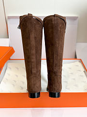 Hermes Jumping supple boot Écorce (Heel height 2 cm) - 3