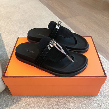 Hermes Empire sandal Noir H231071Z 02355