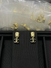 Chanel Metal CC Drop Earrings Gold - 1