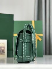 Goyard 233 Messenger Goyardine PM Green Size 21x16x6cm - 3