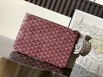 Goyard Senat MM Pouch Burgundy Size 30x 0.6x 20 cm