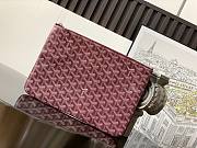 Goyard Senat MM Pouch Burgundy Size 30x 0.6x 20 cm - 5