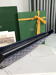 Goyard Conti Pouch Navy Size 24x22x6.5cm - 4