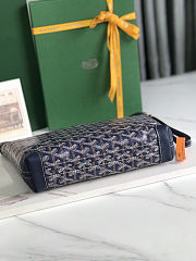 Goyard Conti Pouch Navy Size 24x22x6.5cm - 2