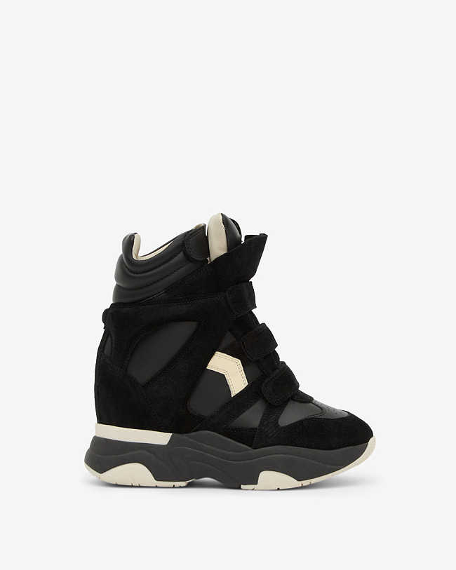 BALSKEE SNEAKERS balskee high-top leather wedge sneakers - 1