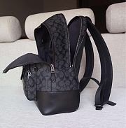 COACH Backpack/Daypack PVC Black Size 33x40x15cm - 6