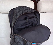 COACH Backpack/Daypack PVC Black Size 33x40x15cm - 3