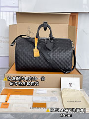 Louis Vuitton Keepall Bandoulière Damier Infini size 45 Size 45x27x20cm - 1