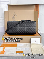 Louis Vuitton Keepall Bandoulière Damier Infini size 45 Size 45x27x20cm - 4