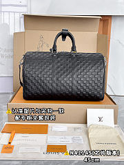 Louis Vuitton Keepall Bandoulière Damier Infini size 45 Size 45x27x20cm - 3