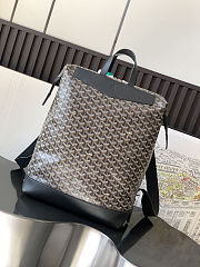 Goyard Goyardine Calfskin Cisalpin MM Backpack Black Size 33 cm x 14 cm x 43 cm - 1