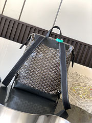 Goyard Goyardine Calfskin Cisalpin MM Backpack Black Size 33 cm x 14 cm x 43 cm - 3