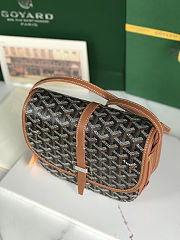 Goyard Goyardine Belvedere II PM Messenger Bag Black Gold Size 21x16x6cm - 4