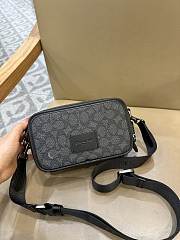 Coach Wyatt Men's Crossbody Bag in Signature Canvas CW365 Black Size 19.5cm x 11.5cmx 6.5cm - 1