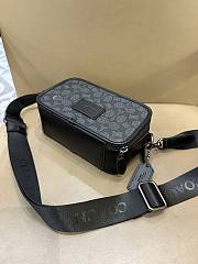 Coach Wyatt Men's Crossbody Bag in Signature Canvas CW365 Black Size 19.5cm x 11.5cmx 6.5cm - 6