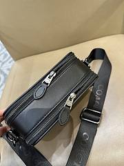 Coach Wyatt Men's Crossbody Bag in Signature Canvas CW365 Black Size 19.5cm x 11.5cmx 6.5cm - 5