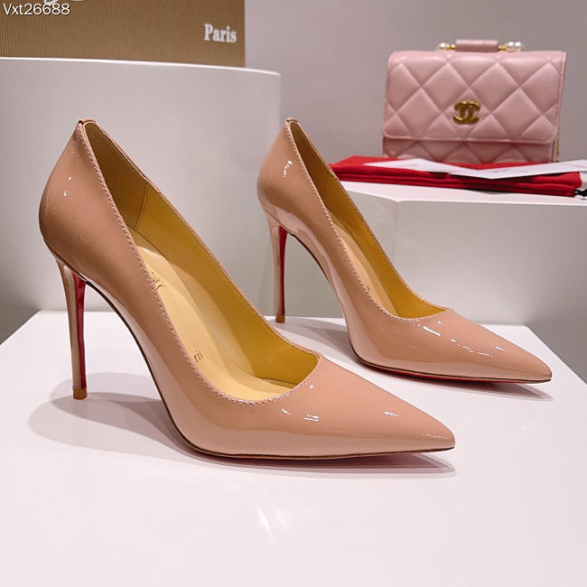 Christian Louboutin Kate 100 mm Pumps Patent calf Blush - 1