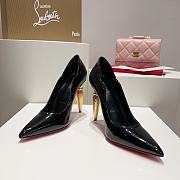 CHRISTIAN LOUBOUTIN Lipchick Pump 100 leather courts - 6