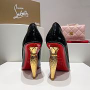 CHRISTIAN LOUBOUTIN Lipchick Pump 100 leather courts - 3