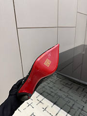 Christian Louboutin Miss Z Degrastrass Perla 100 mm pumps in mesh - 6