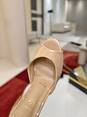 Christian Louboutin Women's Pink Me Dolly Patent Leather Mules - 4