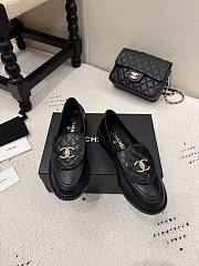 Chanel Moccasins Loafers Lamb Black 20mm G45474-X01000-94305 - 1