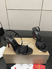 Christian Louboutin  Rosa Z 80 black sandals - 5
