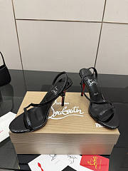 Christian Louboutin  Rosa Z 80 black sandals - 4