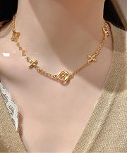  Louis Vuitton Louisa Metal Necklace - 2