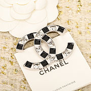 Chanel Strass & Resin CC Brooch - 5